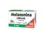 Zdjęcie Melatonina 5 mg 90 tabletek LEK-AM