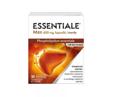 Zdjęcie Essentiale Max 600 mg 30 kapsułek