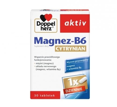 Zdjęcie Doppelherz aktiv Magnez-B6 Cytrynian 30 tabletek