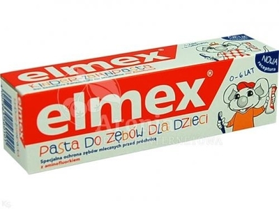 Zdjęcie ELMEX Pasta do zębów  Dla dzieci (0-6 lat) 50m