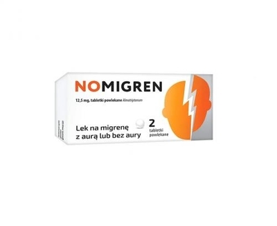 Zdjęcie Nomigren 12,5 mg 2 tabletki