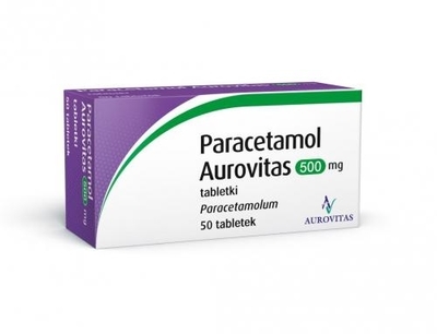 Zdjęcie Paracetamol Aurovitas 500 mg 50 tabletek
