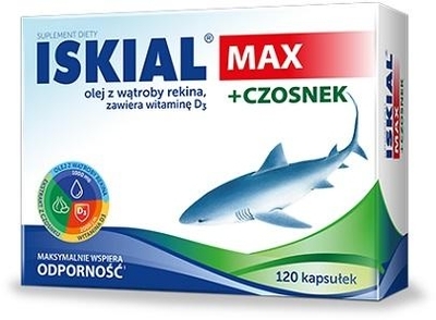 Zdjęcie Iskial Max + Czosnek  120 kaps.