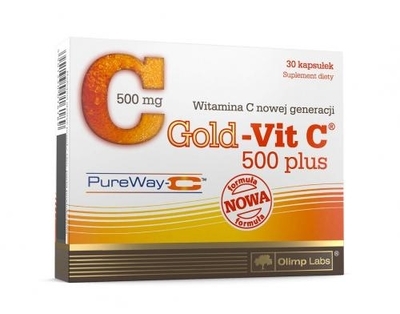 Zdjęcie Olimp Gold Vit C 500 Plus 30 kapsułek