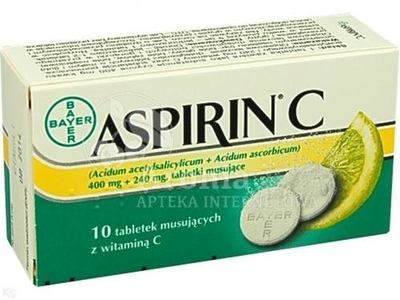 Zdjęcie Aspirin C  tabl.mus. x 10 
