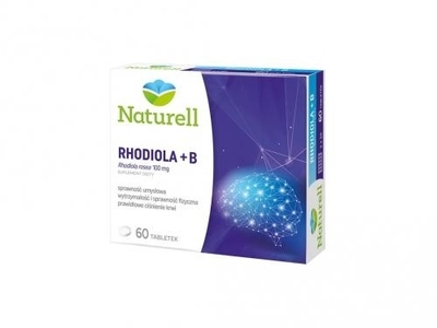 Zdjęcie NATURELL Rhodiola + B 60 tabletek