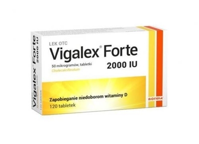 Zdjęcie Vigalex Forte 2000 I.U. 120 tabletek