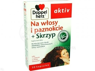 Zdjęcie Doppelherz aktiv Na włosy i paznokci+skrzyp