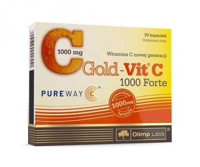 Zdjęcie Olimp Gold Vit C Forte 1000 mg 30 kapsułek