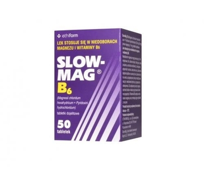 Zdjęcie Slow-Mag B6 50 tabletek
