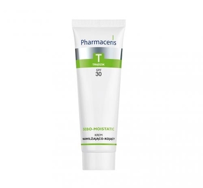 Zdjęcie PHARMACERIS T SEBOMATT-MOISTATIC Krem nawilżająco-kojący do twarzy SPF 30 50 ml