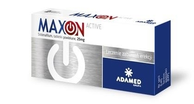 Zdjęcie MAXON ACTIVE 25 mg 4 tabletek