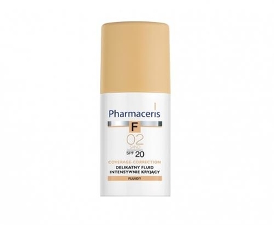 Zdjęcie PHARMACERIS F 02 SAND Fluid intensywnie kryjący 30 ml