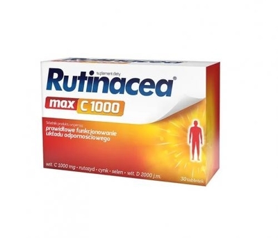 Zdjęcie Rutinacea MAX C 1000 30 tabletek