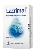 Zdjęcie Lacrimal nawilające krople oczne 2x5ml