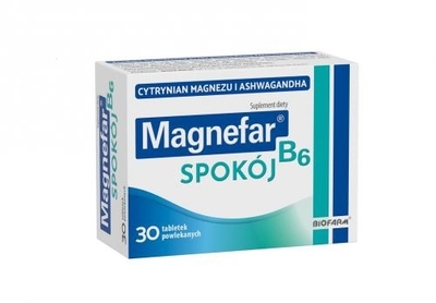 Zdjęcie Magnefar B6 Spokój 30 tabletek