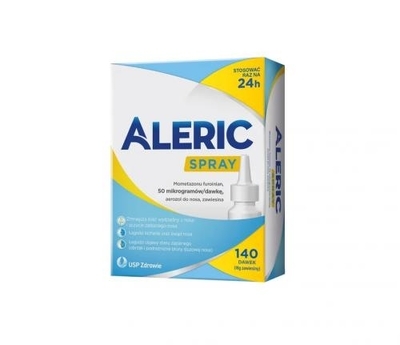 Zdjęcie ALERIC Spray 50 mcg/dawkę aerozol do nosa 140 dawek