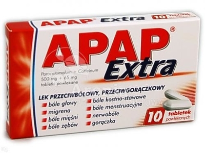 Zdjęcie Apap Extra x 10 tabletek