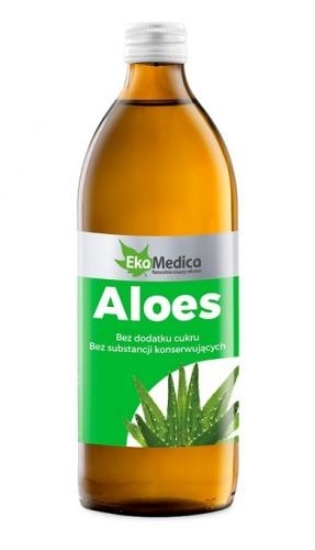 Zdjęcie Aloes Sok 99,8% EkaMedica  500ml