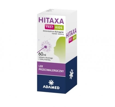 Zdjęcie Hitaxa Fast Kids 0,5 mg/ml roztwór doustny 60 ml