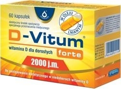 Zdjęcie D-Vitum forte 2000 j.m. 60 kaps.
