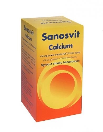 Zdjęcie Sanosvit Calcium  syrop  150ml